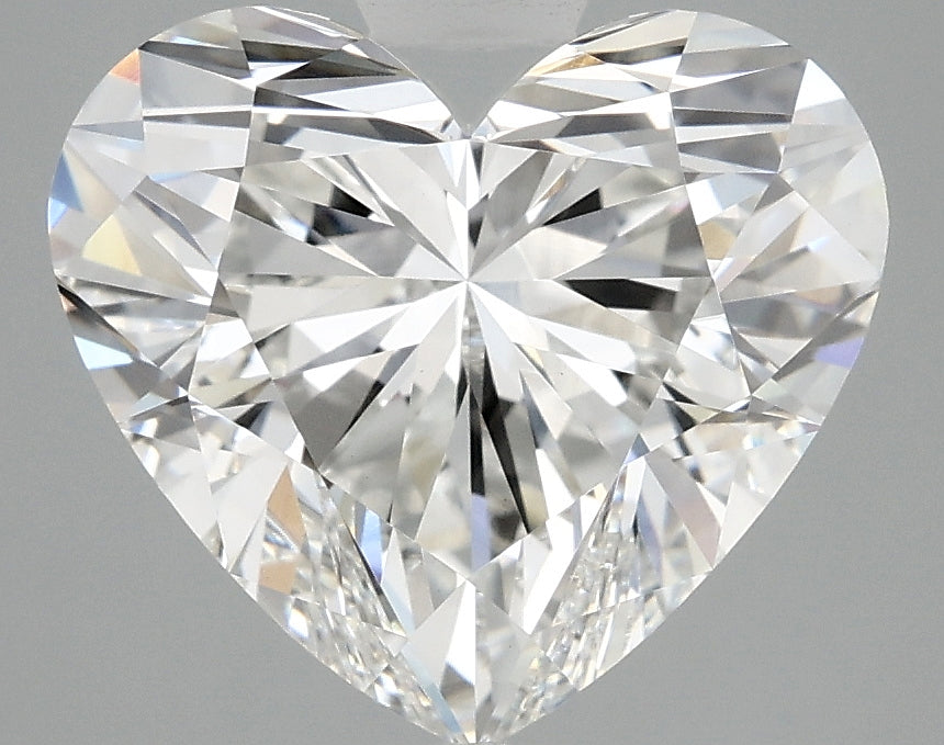 OROLEV Lab Grown Diamond Heart 4.1 Carats - Certification No.707523018