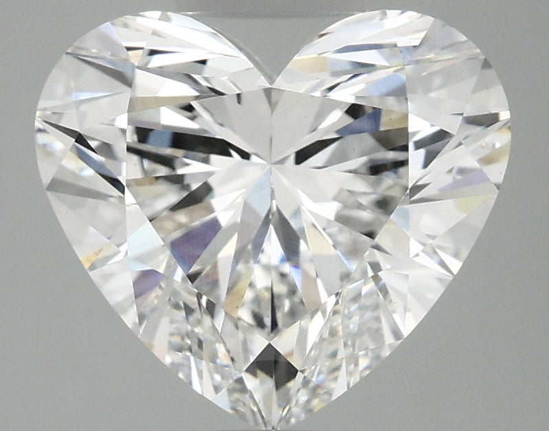 OROLEV Lab Grown Diamond Heart 3.1 Carats - Certification No.707502628