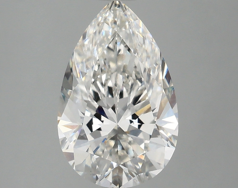 OROLEV Lab Grown Diamond Pear 2.57 Carats - Certification No.759531928