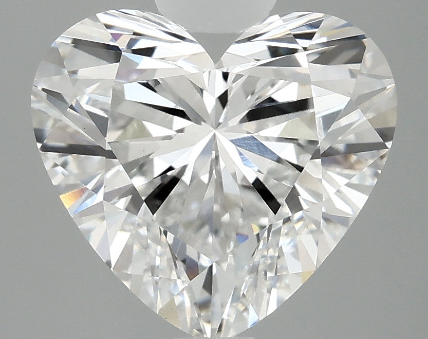 OROLEV Lab Grown Diamond Heart 3.1 Carats - Certification No.717591583