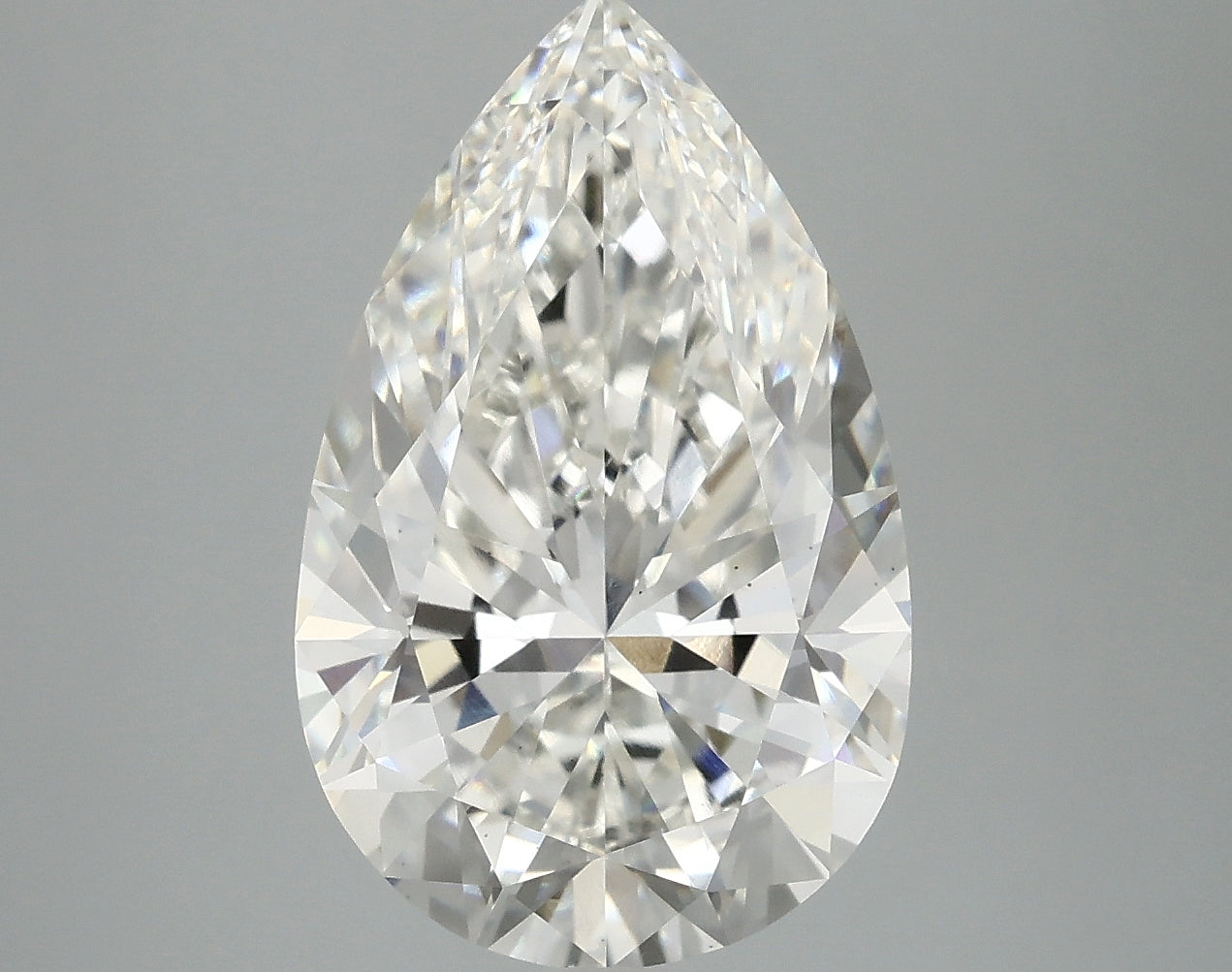OROLEV Lab Grown Diamond Pear 5.1 Carats - Certification No.797689431