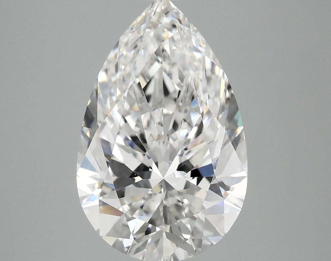 OROLEV Lab Grown Diamond Pear 4.08 Carats - Certification No.763664966