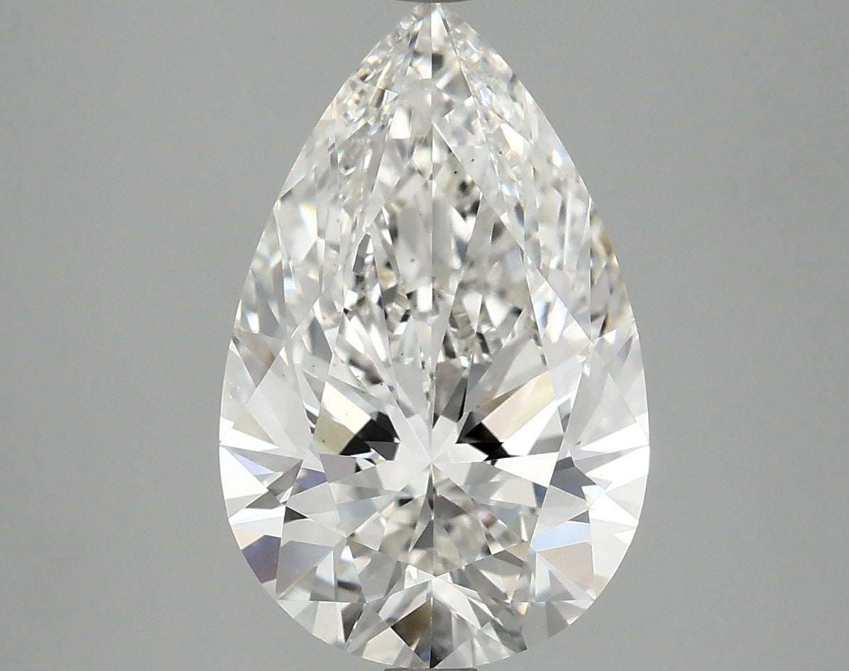 OROLEV Lab Grown Diamond Pear 4.05 Carats - Certification No.797697512