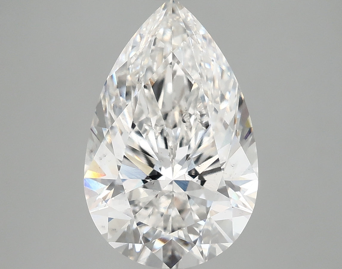 OROLEV Lab Grown Diamond Pear 4.04 Carats - Certification No.766682632