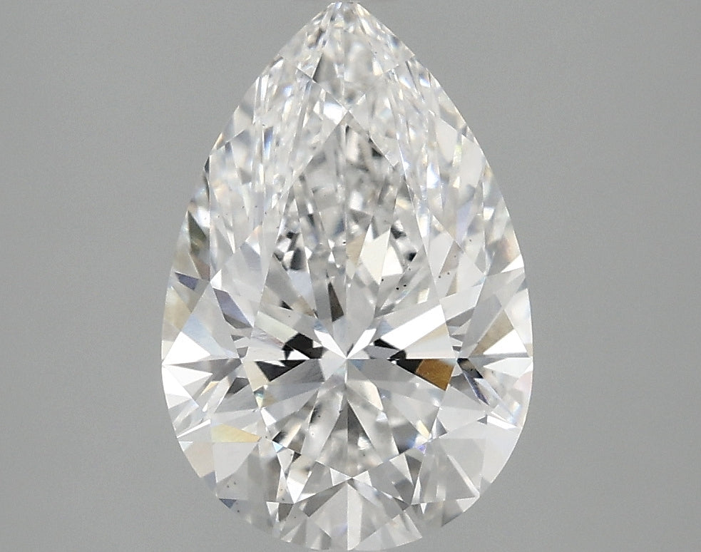 OROLEV Lab Grown Diamond Pear 2.57 Carats - Certification No.771653951