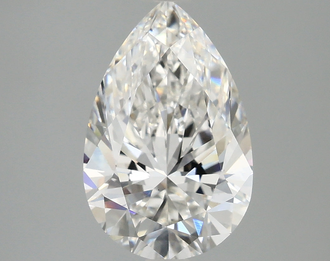 OROLEV Lab Grown Diamond Pear 3.1 Carats - Certification No.728504361