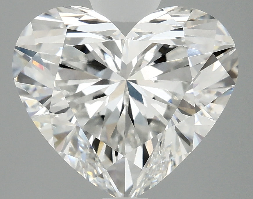 OROLEV Lab Grown Diamond Heart 4 Carats - Certification No.719539105