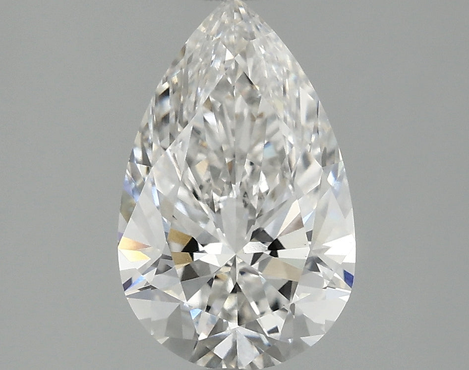 OROLEV Lab Grown Diamond Pear 1.57 Carats - Certification No.791606297
