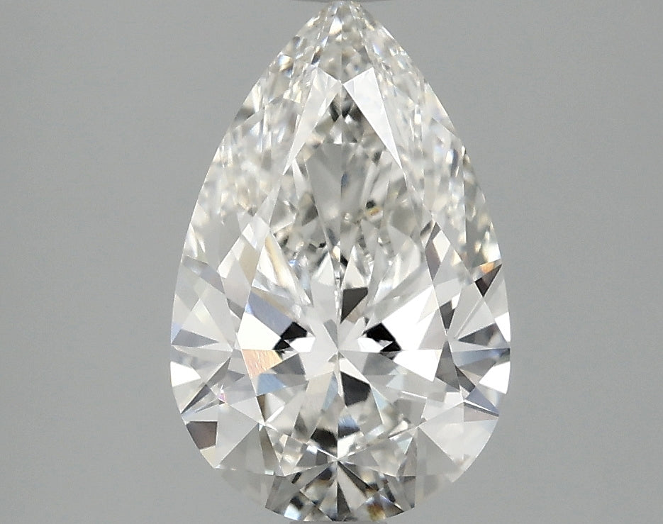 OROLEV Lab Grown Diamond Pear 2.02 Carats - Certification No.758575446