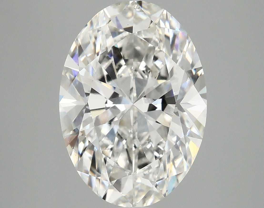OROLEV Lab Grown Diamond Oval 4.08 Carats - Certification No.795697123