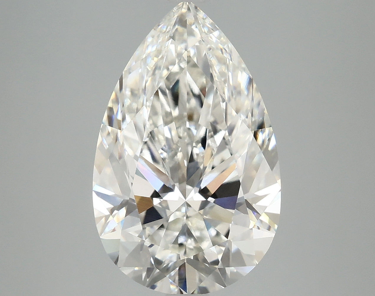 OROLEV Lab Grown Diamond Pear 4.86 Carats - Certification No.705539942