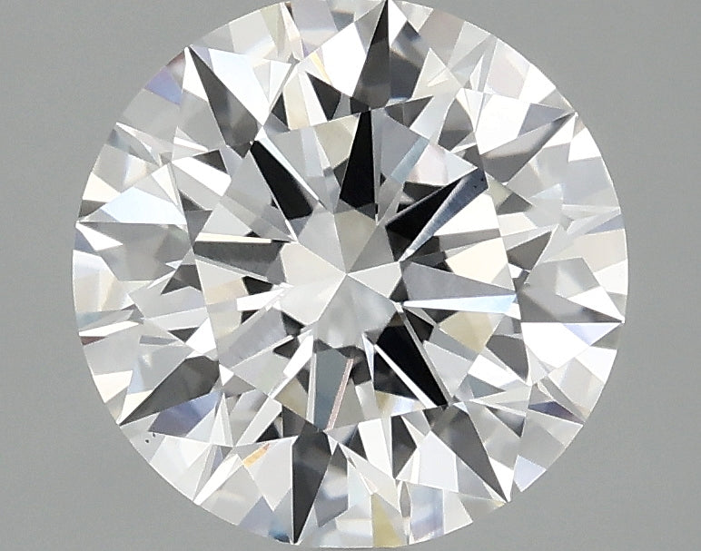 OROLEV Lab Grown Diamond Round Brilliant 2.81 Carats - Certification No.755502689