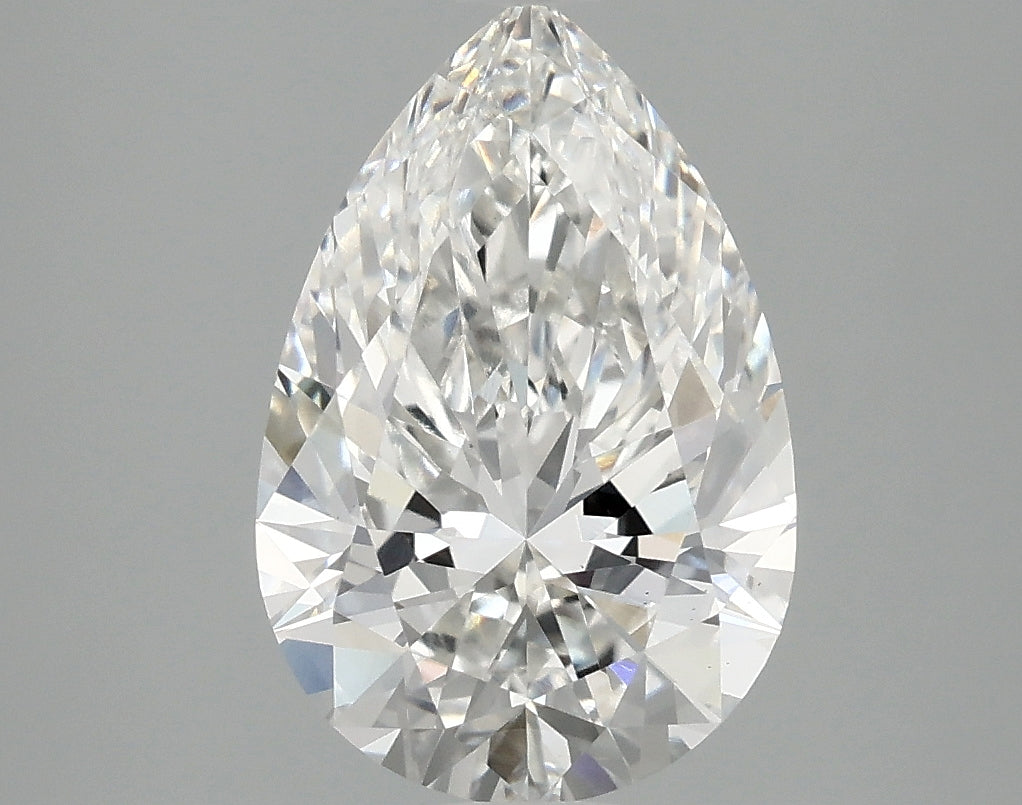 OROLEV Lab Grown Diamond Pear 2.55 Carats - Certification No.765611375