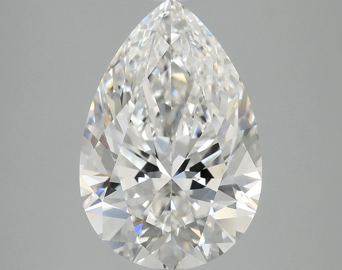 OROLEV Lab Grown Diamond Pear 4.08 Carats - Certification No.761567273