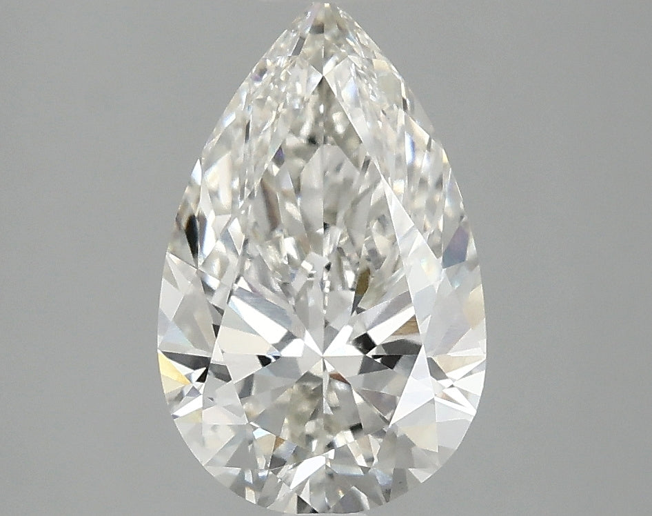 OROLEV Lab Grown Diamond Pear 2.1 Carats - Certification No.776669568