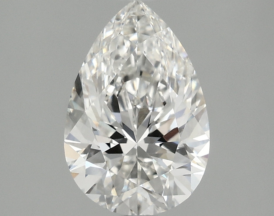 OROLEV Lab Grown Diamond Pear 1.54 Carats - Certification No.797601084