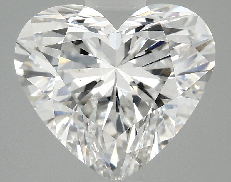 OROLEV Lab Grown Diamond Heart 3.09 Carats - Certification No.717508123