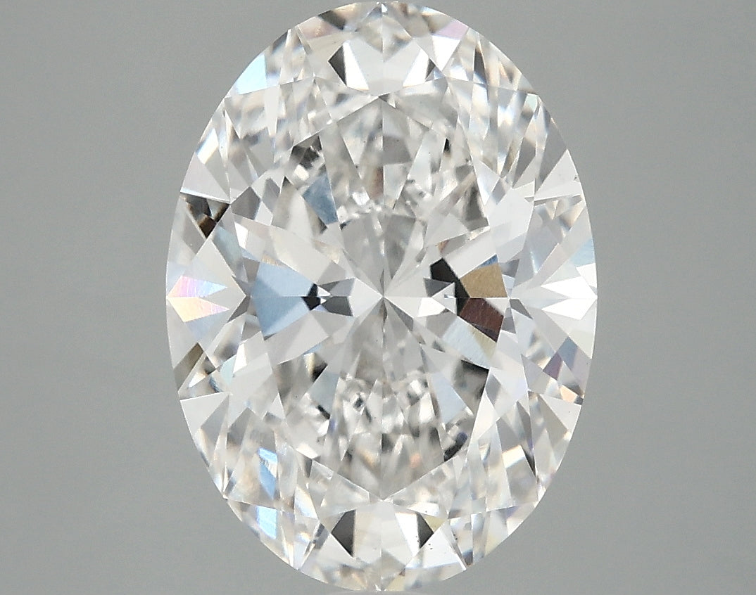 OROLEV Lab Grown Diamond Oval 4.06 Carats - Certification No.797607996