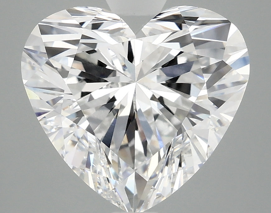 OROLEV Lab Grown Diamond Heart 4.1 Carats - Certification No.715582301