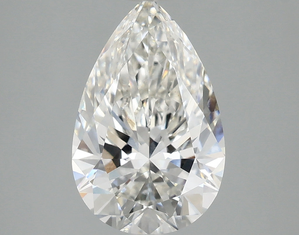 OROLEV Lab Grown Diamond Pear 2.56 Carats - Certification No.760517299