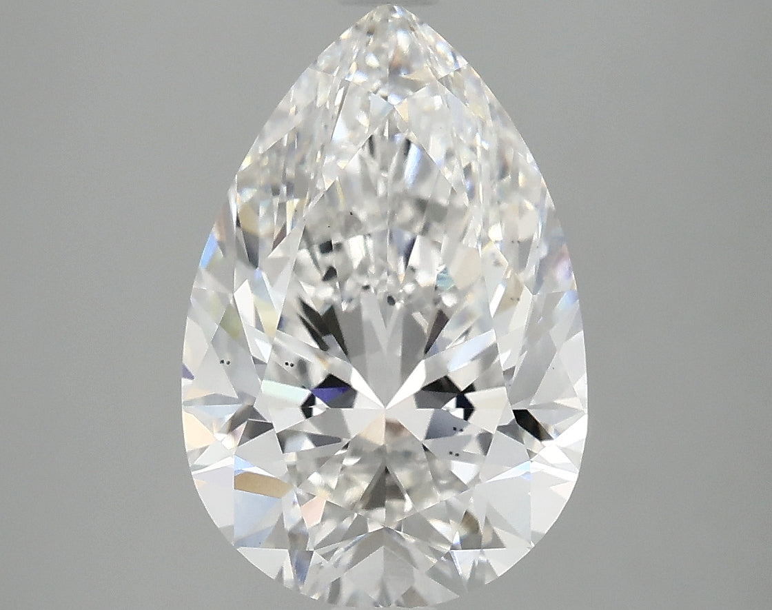OROLEV Lab Grown Diamond Pear 4.08 Carats - Certification No.763662464