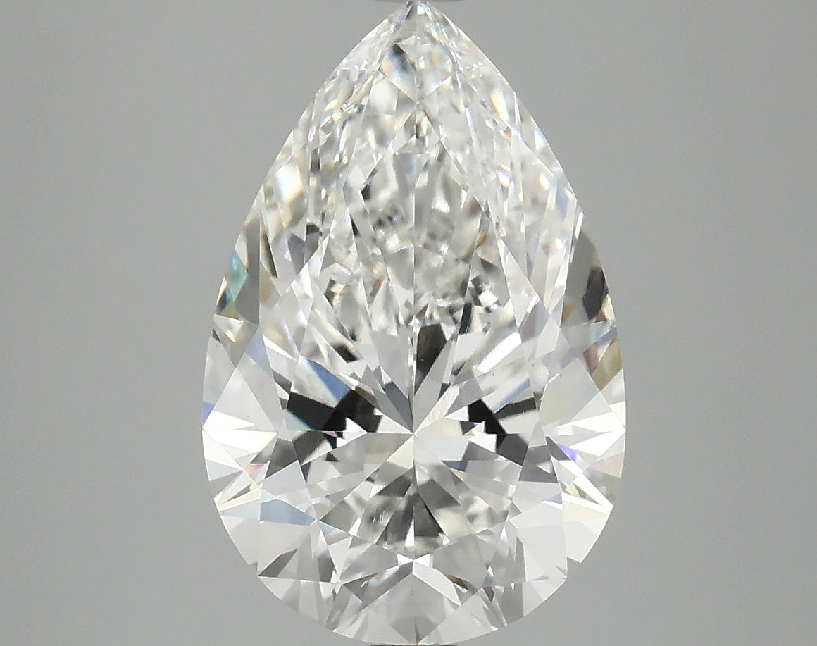 OROLEV Lab Grown Diamond Pear 4.1 Carats - Certification No.763664996