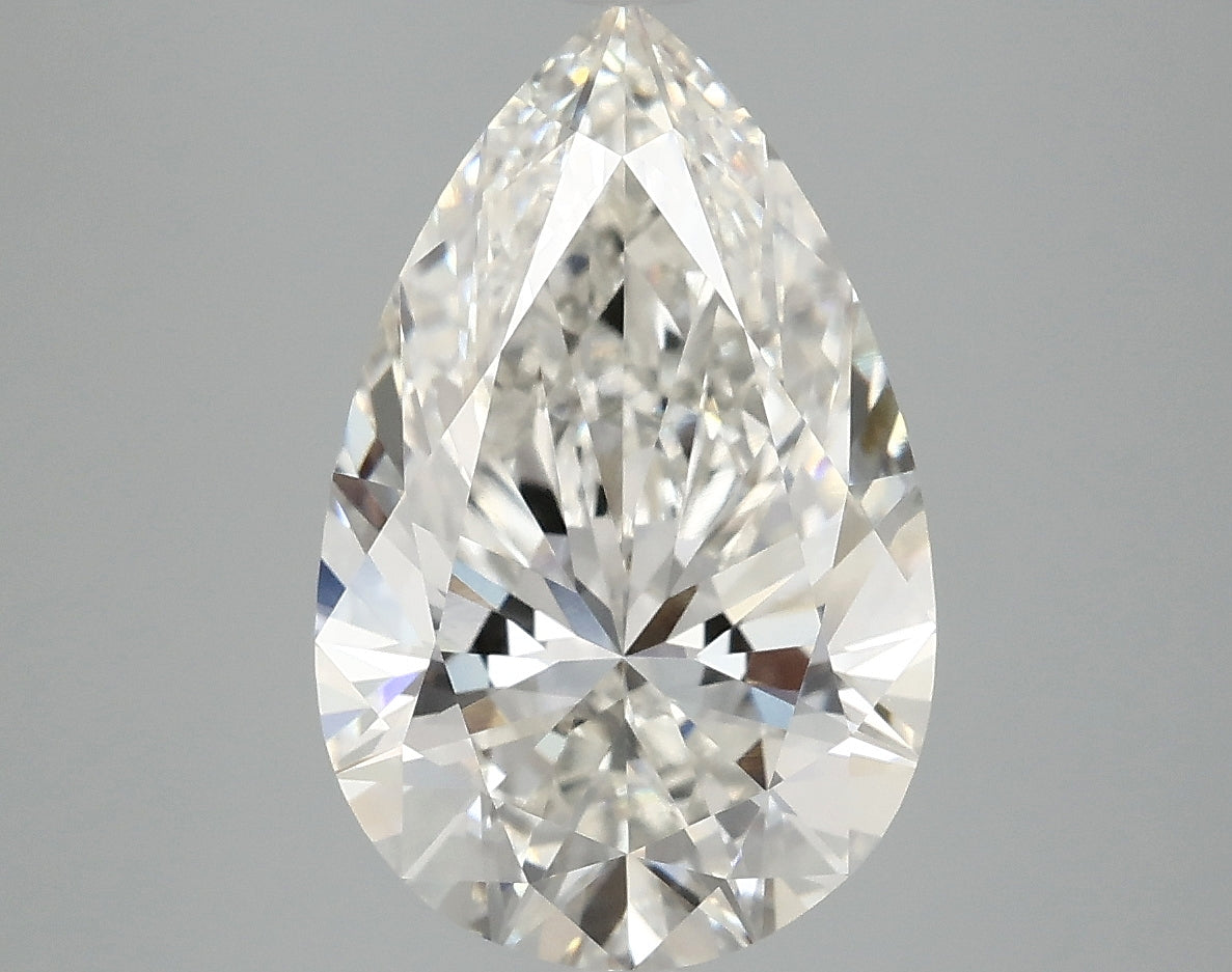 OROLEV Lab Grown Diamond Pear 4.09 Carats - Certification No.750551426