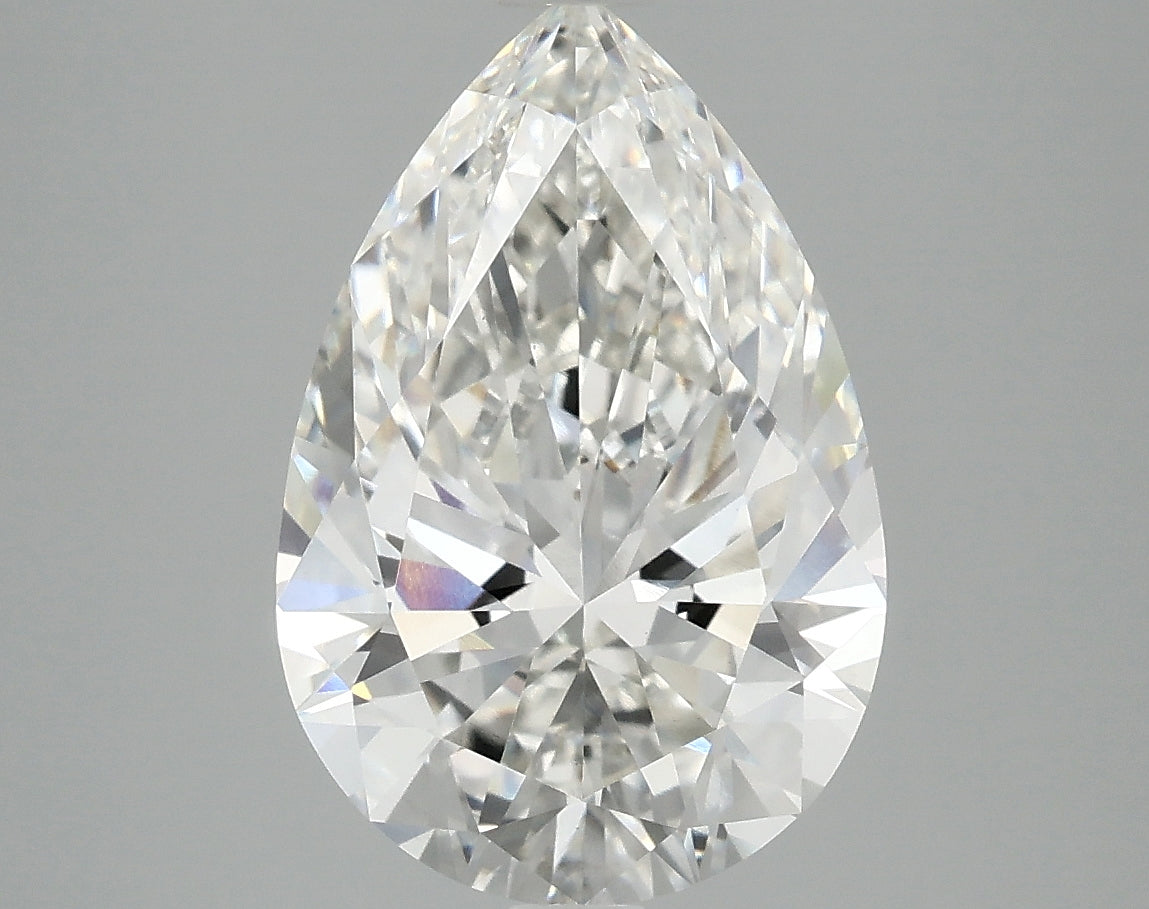 OROLEV Lab Grown Diamond Pear 4.03 Carats - Certification No.726576178