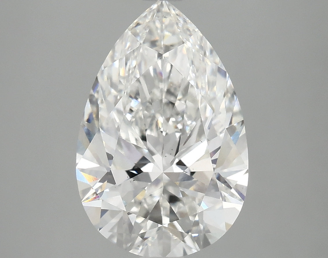 OROLEV Lab Grown Diamond Pear 4.1 Carats - Certification No.763662466