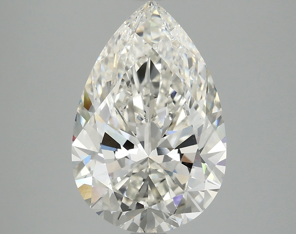 OROLEV Lab Grown Diamond Pear 4.03 Carats - Certification No.750527696