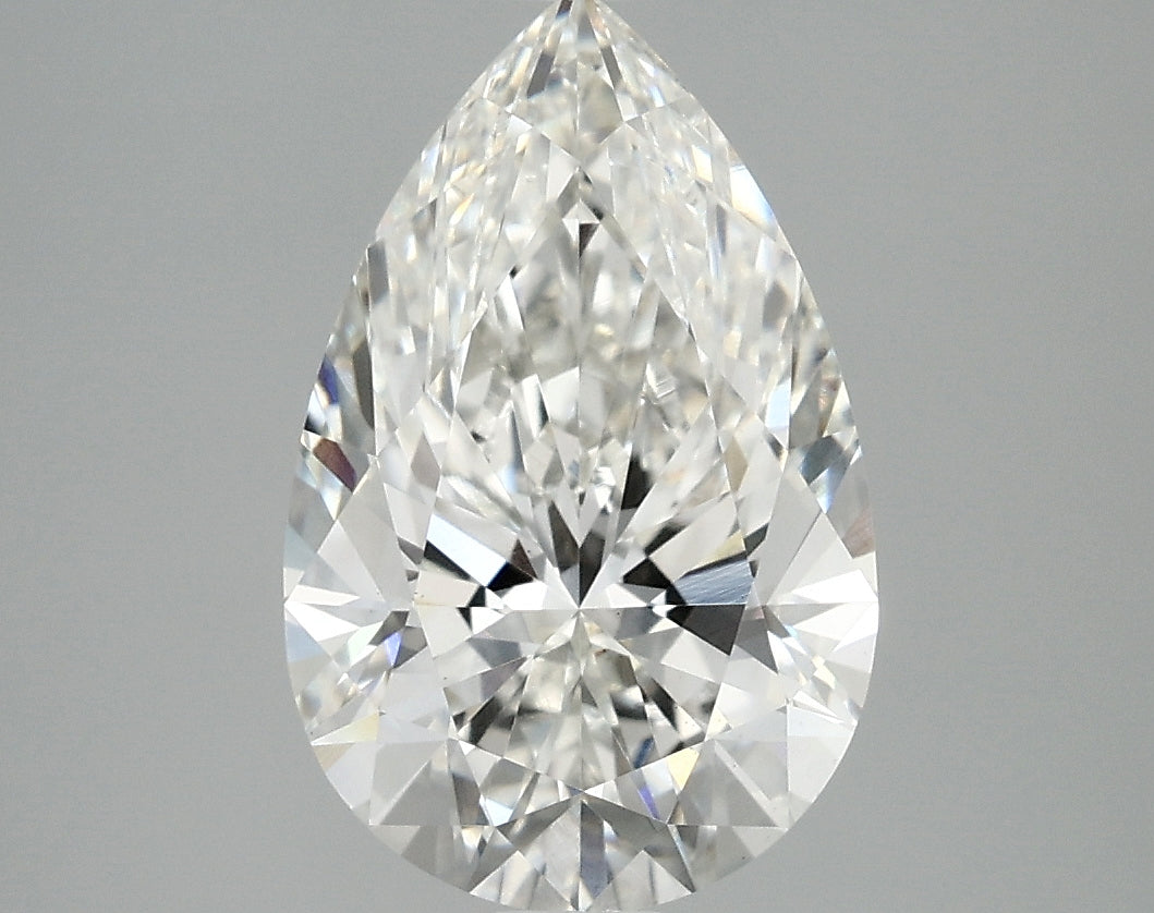 OROLEV Lab Grown Diamond Pear 3.09 Carats - Certification No.729502260