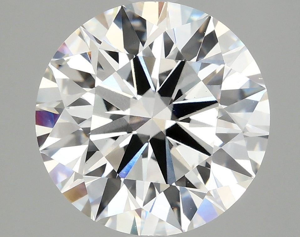 OROLEV Lab Grown Diamond Round Brilliant 3.77 Carats - Certification No.637458737