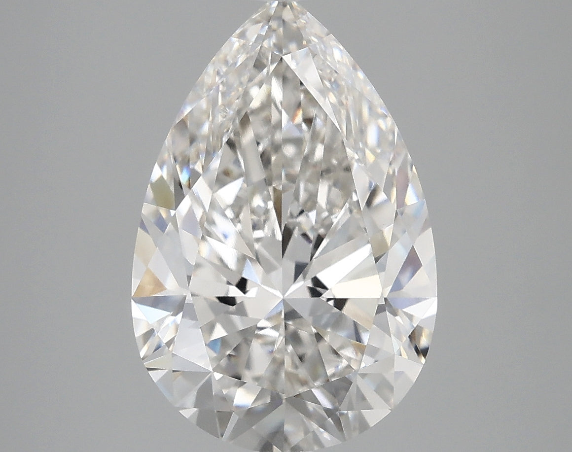 OROLEV Lab Grown Diamond Pear 4.02 Carats - Certification No.797651193