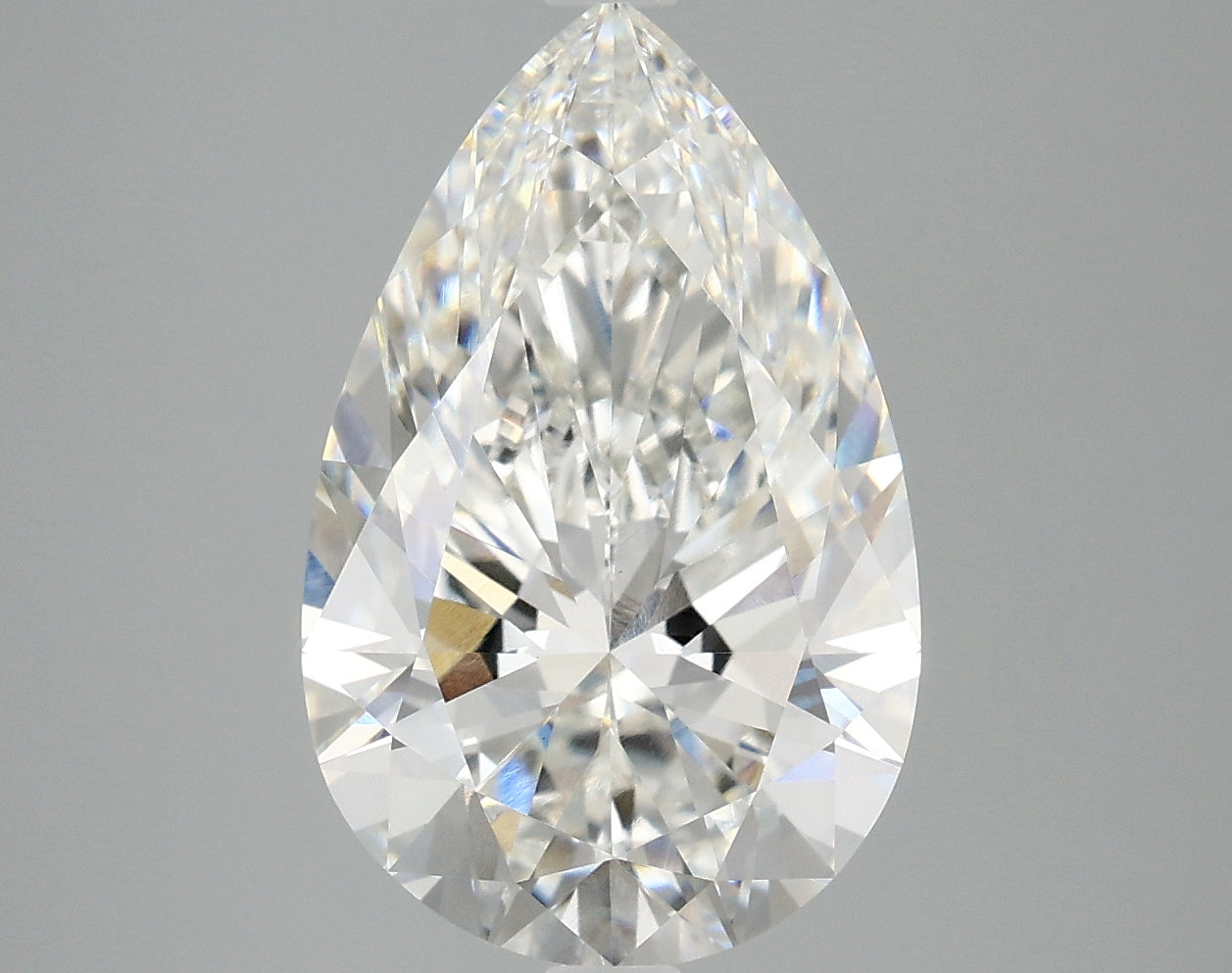 OROLEV Lab Grown Diamond Pear 4.8 Carats - Certification No.695508911