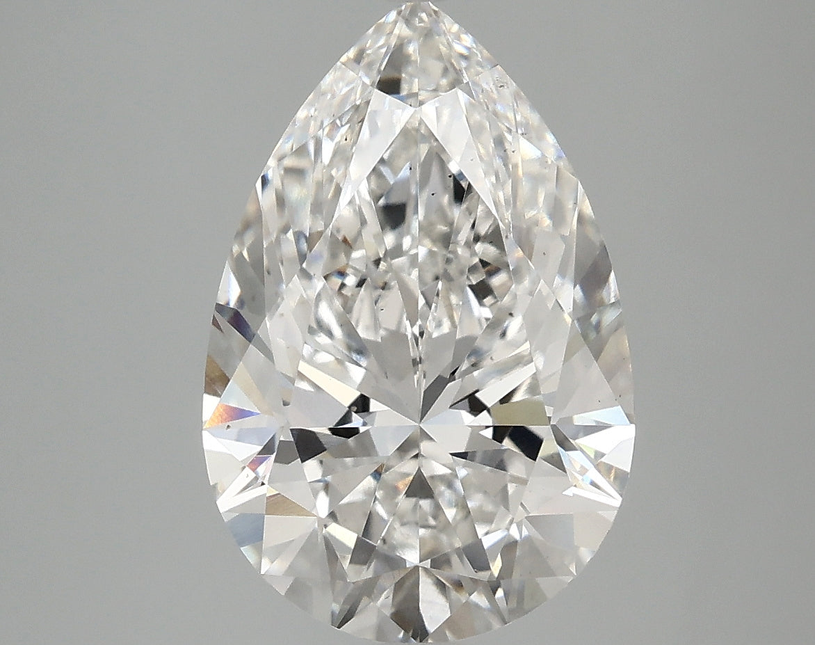 OROLEV Lab Grown Diamond Pear 4.09 Carats - Certification No.763665121