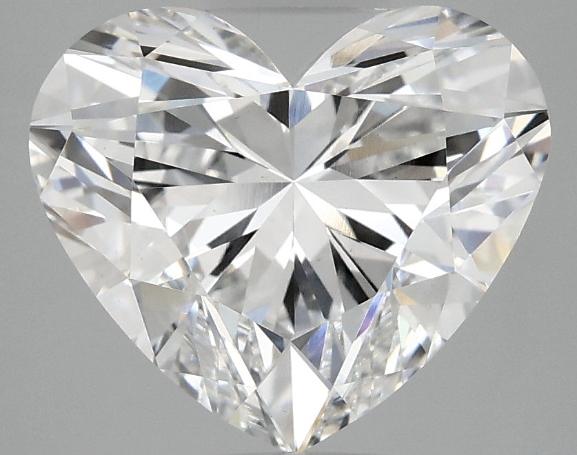 OROLEV Lab Grown Diamond Heart 4.1 Carats - Certification No.715531435