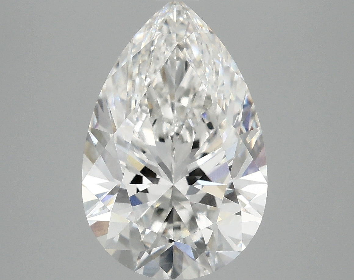 OROLEV Lab Grown Diamond Pear 4.09 Carats - Certification No.763663118