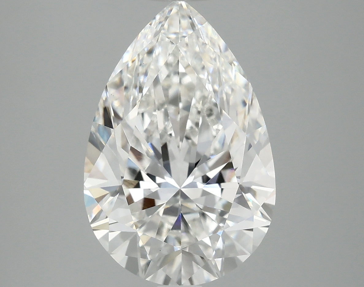 OROLEV Lab Grown Diamond Pear 4.09 Carats - Certification No.791653004