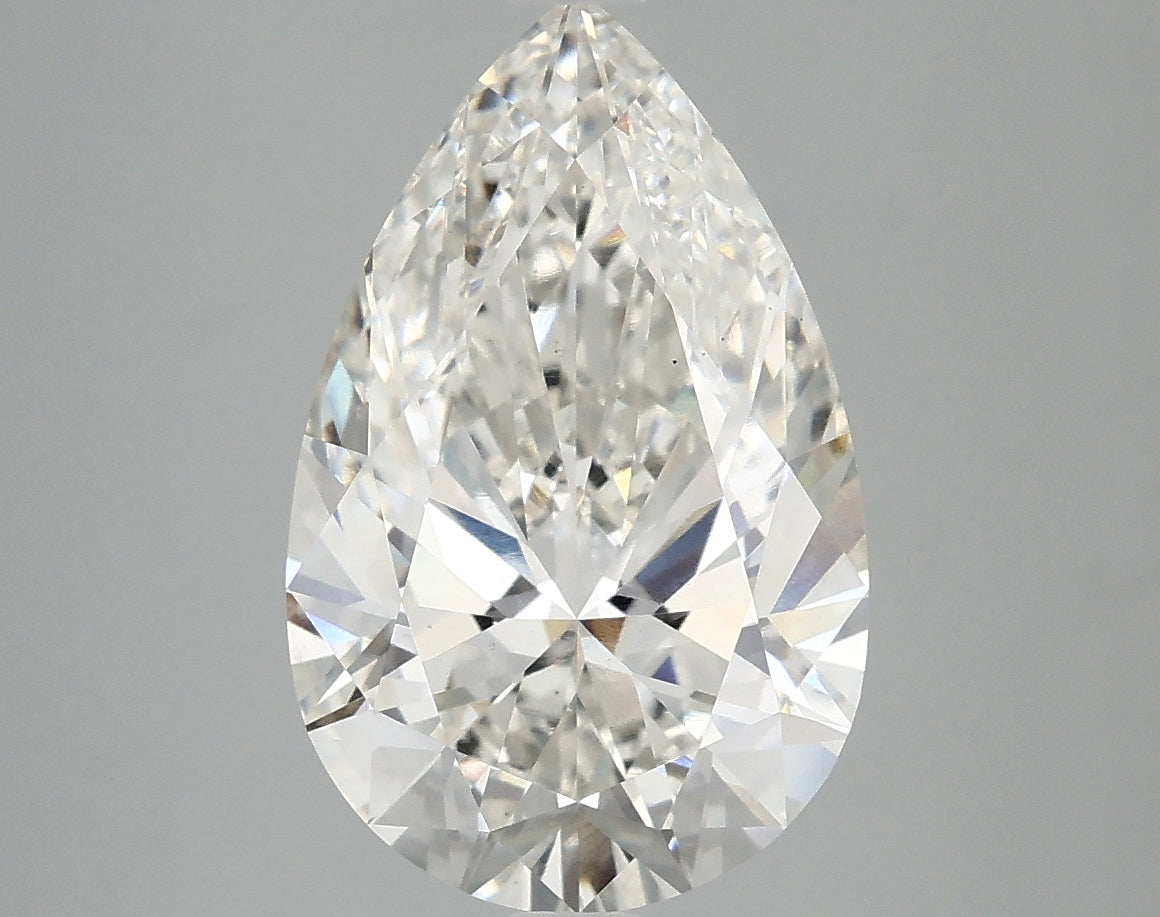 OROLEV Lab Grown Diamond Pear 4 Carats - Certification No.797622089