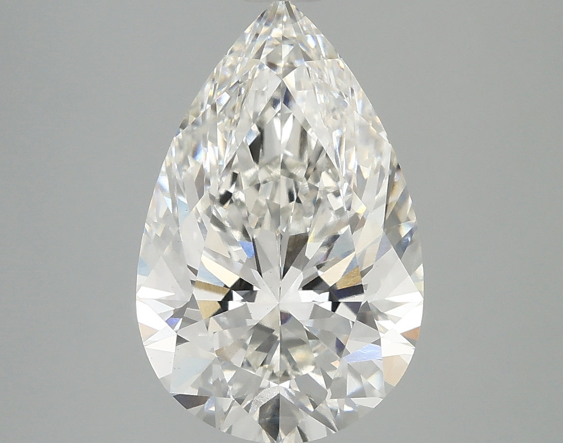 OROLEV Lab Grown Diamond Pear 4.07 Carats - Certification No.728554343