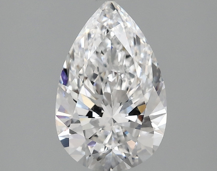 OROLEV Lab Grown Diamond Pear 1.59 Carats - Certification No.717545515