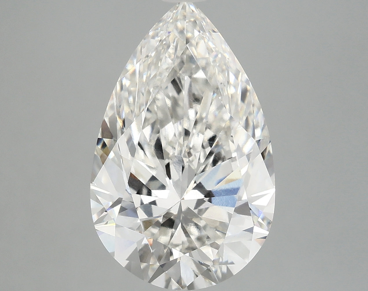 OROLEV Lab Grown Diamond Pear 5.05 Carats - Certification No.799665266