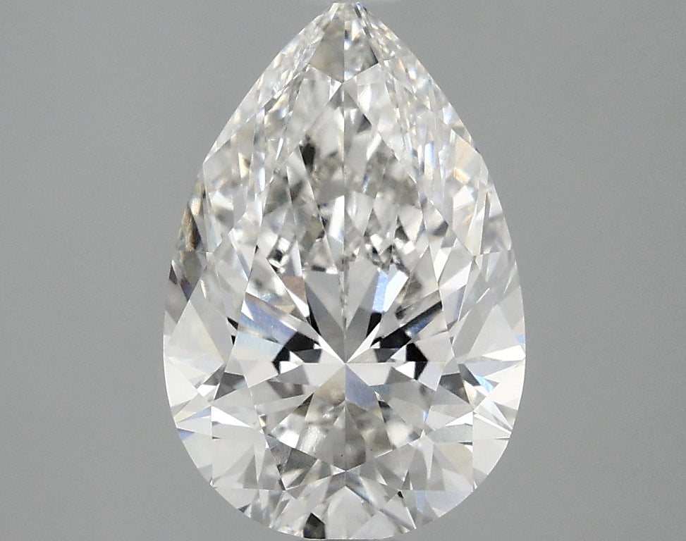 OROLEV Lab Grown Diamond Pear 2.5 Carats - Certification No.772605769