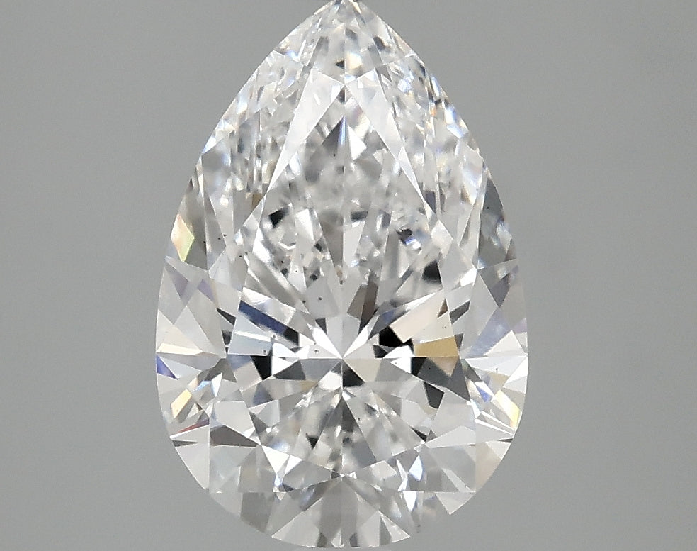OROLEV Lab Grown Diamond Pear 2.59 Carats - Certification No.776654887