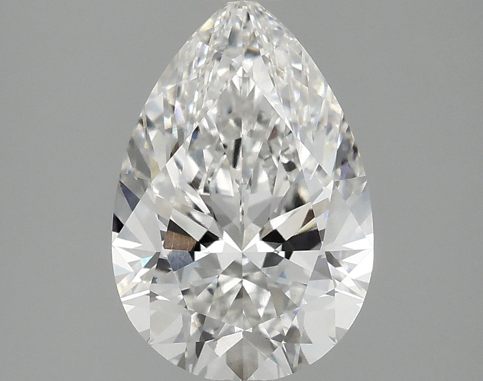 OROLEV Lab Grown Diamond Pear 2.59 Carats - Certification No.767611861