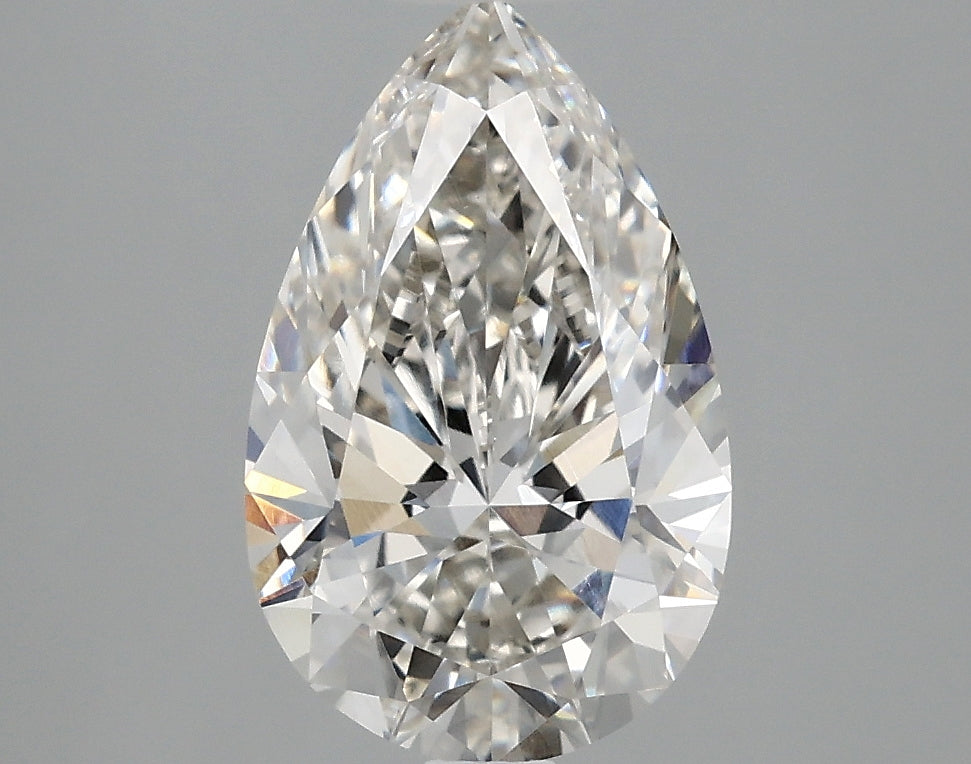 OROLEV Lab Grown Diamond Pear 2.1 Carats - Certification No.771655409