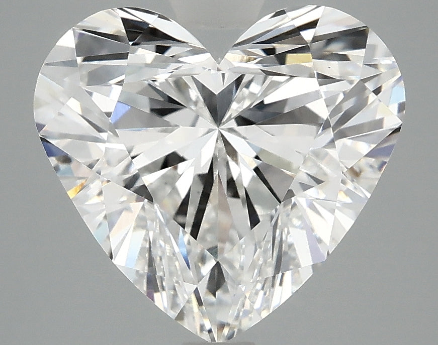 OROLEV Lab Grown Diamond Heart 4.1 Carats - Certification No.715573516