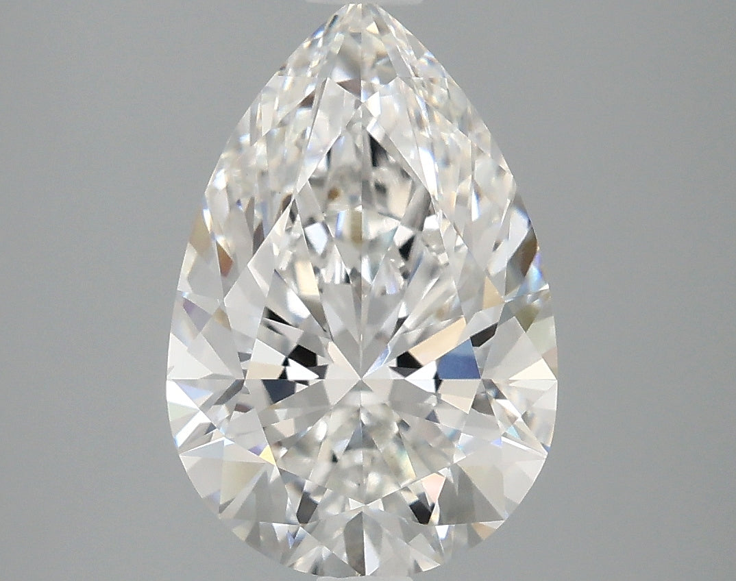OROLEV Lab Grown Diamond Pear 3.09 Carats - Certification No.724589957