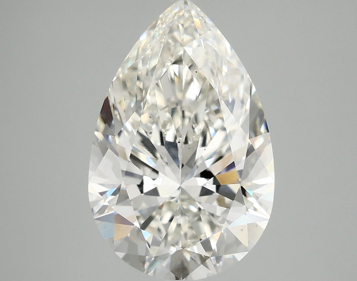 OROLEV Lab Grown Diamond Pear 4.05 Carats - Certification No.727584087