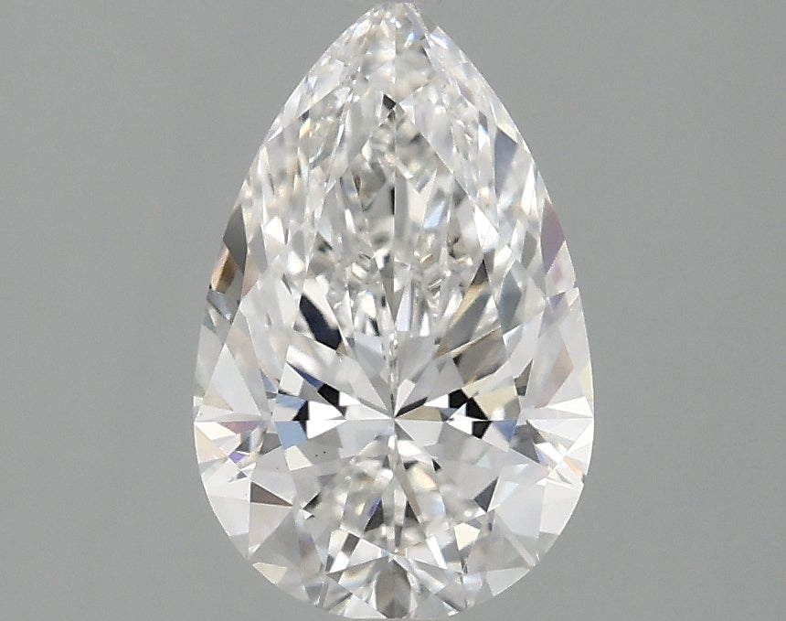 OROLEV Lab Grown Diamond Pear 1.58 Carats - Certification No.758563208